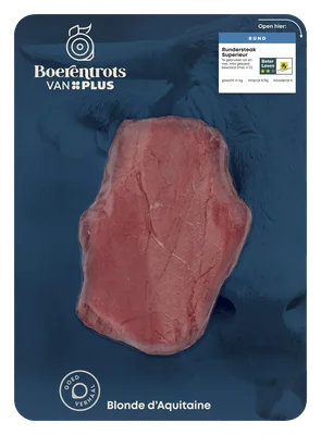 PLUS Boerentrots Runderschnitzels 2 stuks 230 gram