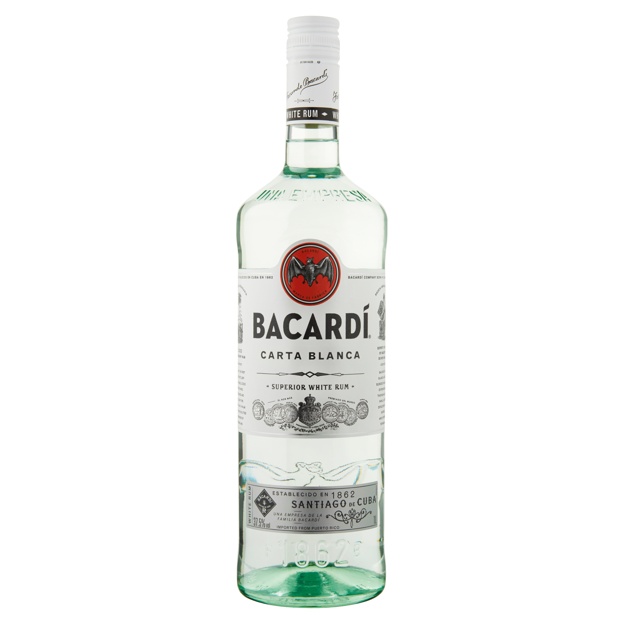 Bacardi Carta Blanca Fles 1000 ml