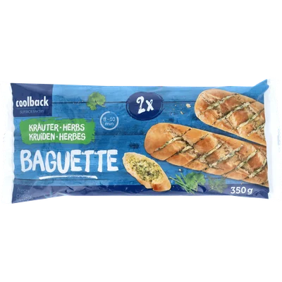 Coolback Duo baguette kruidenboter Zak 2 st