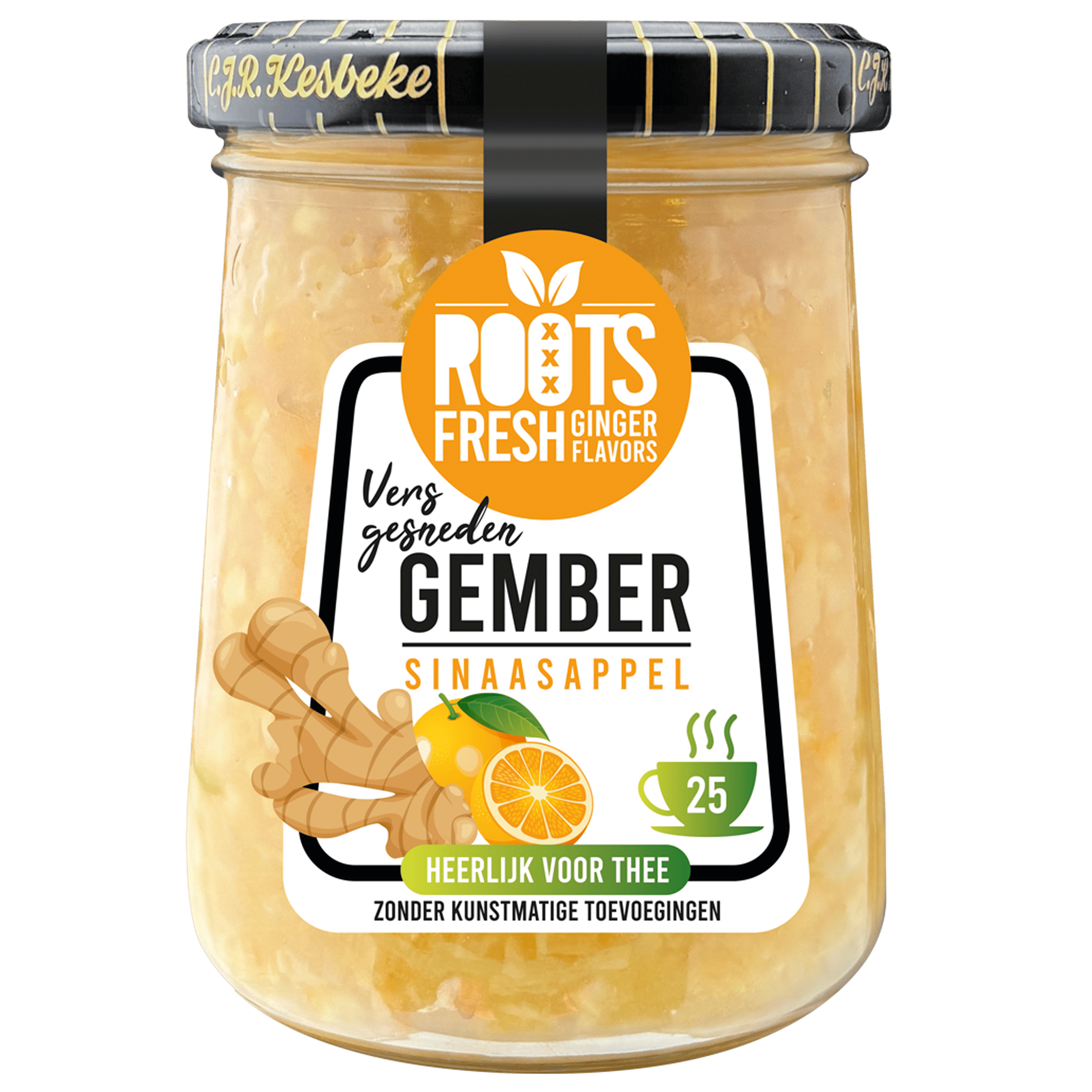 Roots Gember Sinaasappel Thee Pot 235 ml