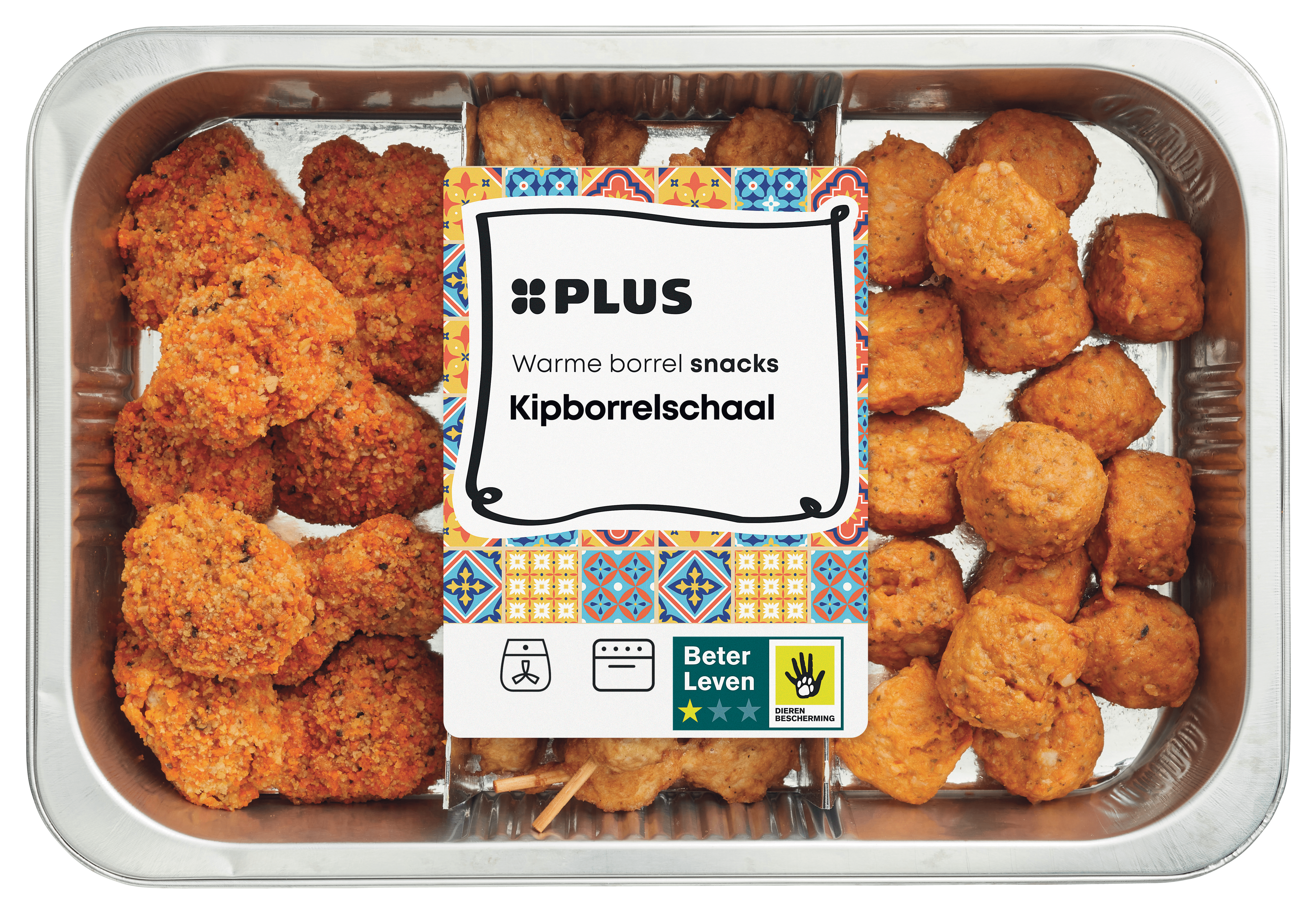 PLUS Kipborrelschaal Bakje 440 g