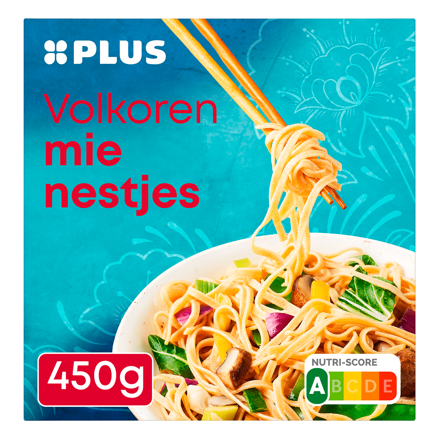 PLUS Nestjes mie volkoren Doos 450 g