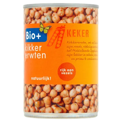 BIO+ Kikkererwten Blik 400 g