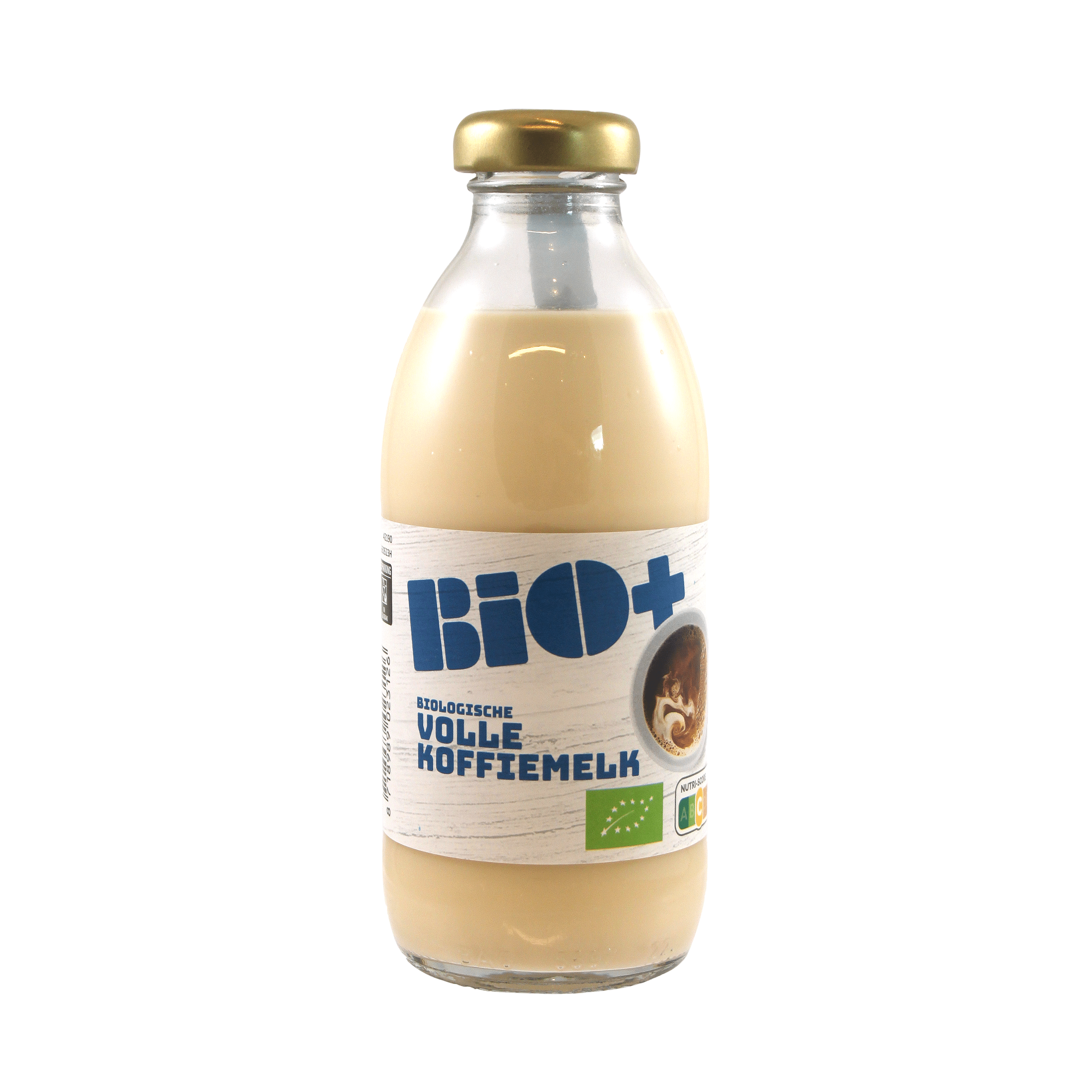 BIO+ Koffiemelk vol Fles 186 ml
