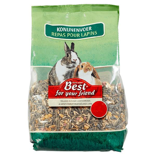Best For Your Friend Konijnenvoer Zak 2500 g