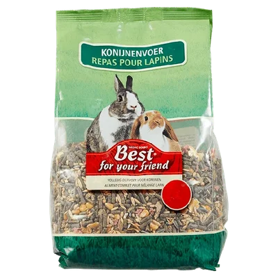 Best For Your Friend Konijnenvoer Zak 2500 g