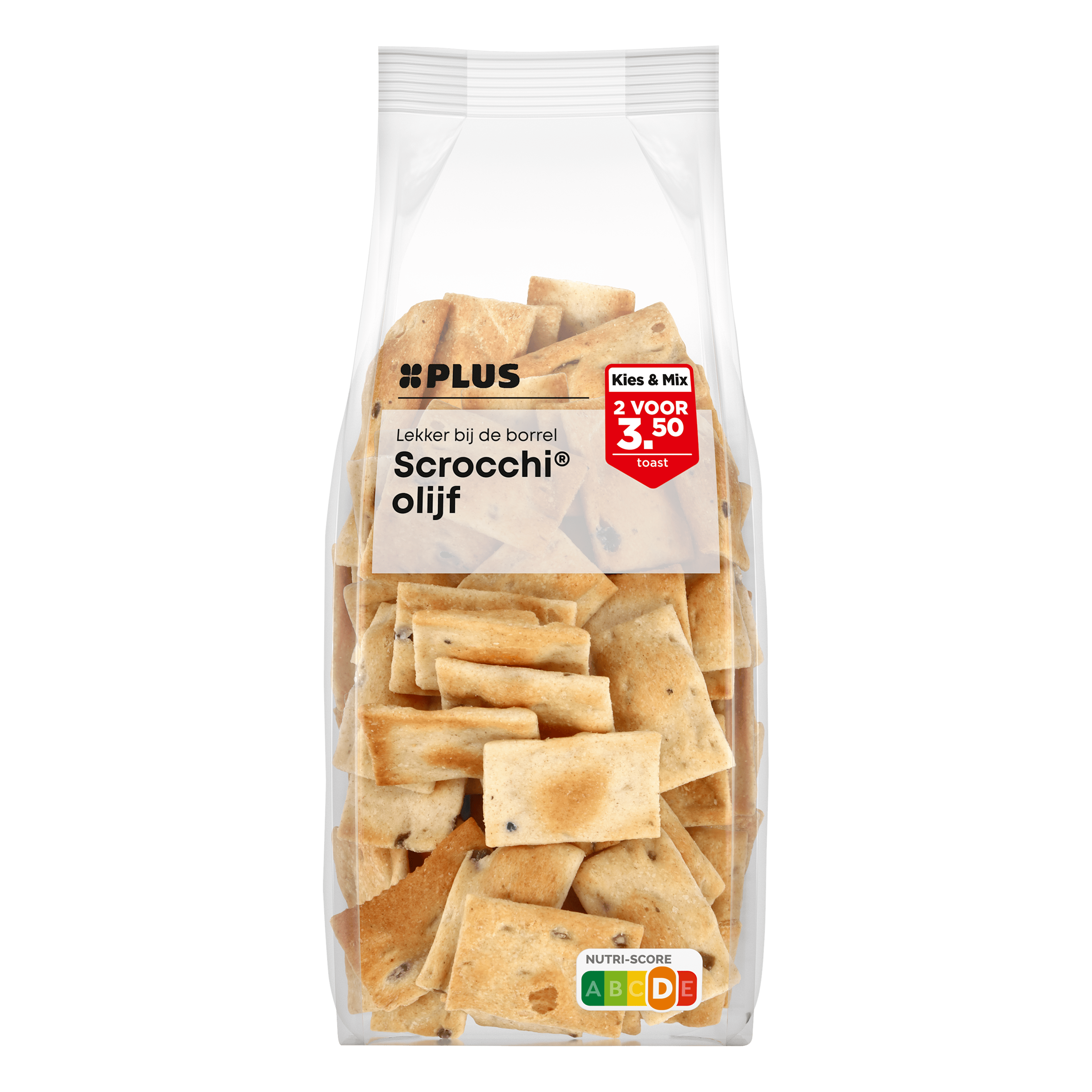 PLUS Scrocchi rozemarijn zeezout Zak 200 g