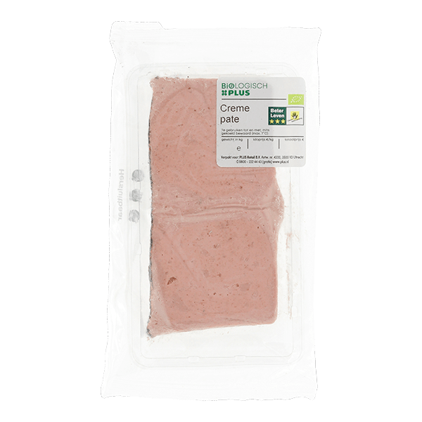 PLUS Biologisch Cremepaté Tray 150 g
