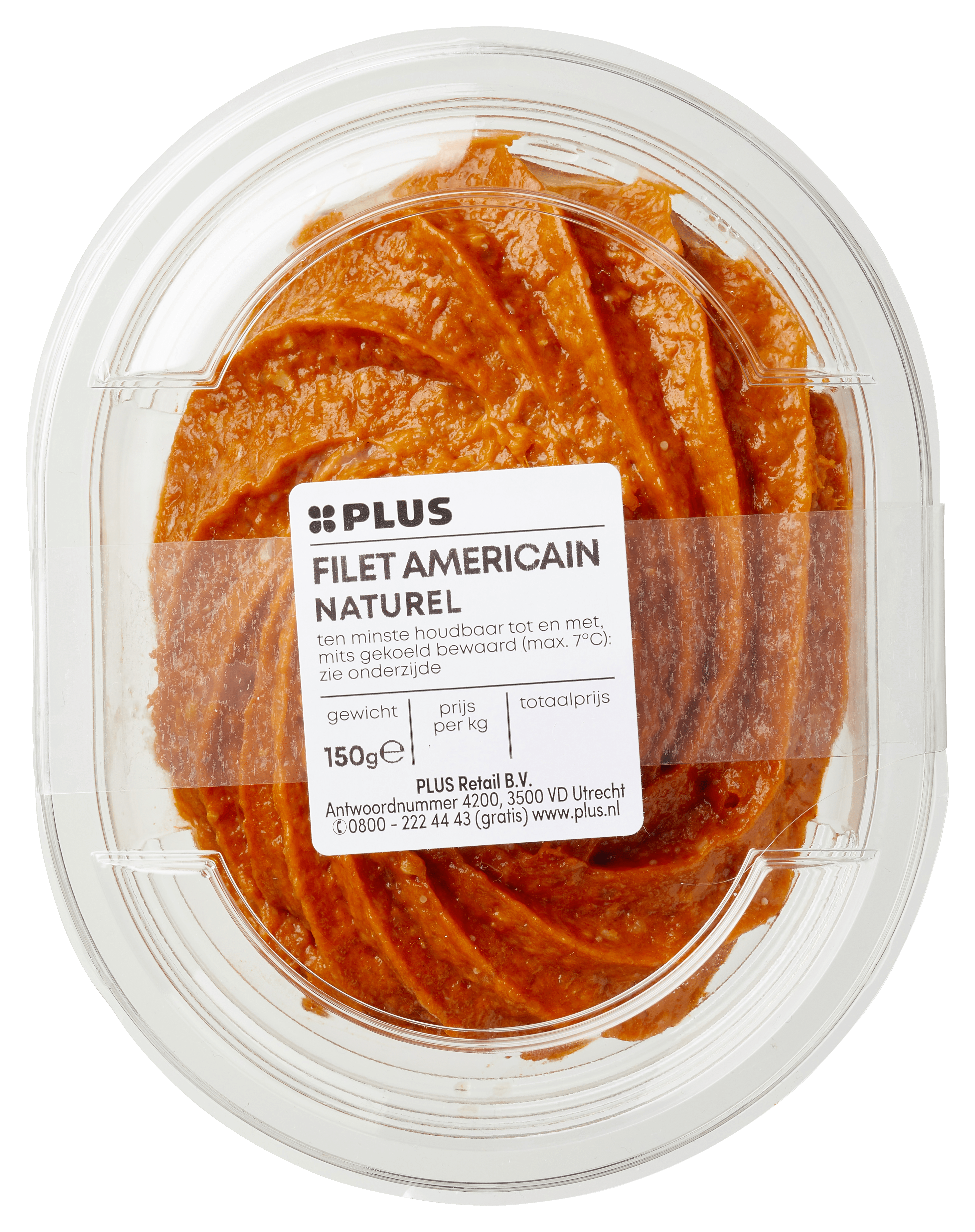 PLUS Filet americain Bakje 150 g