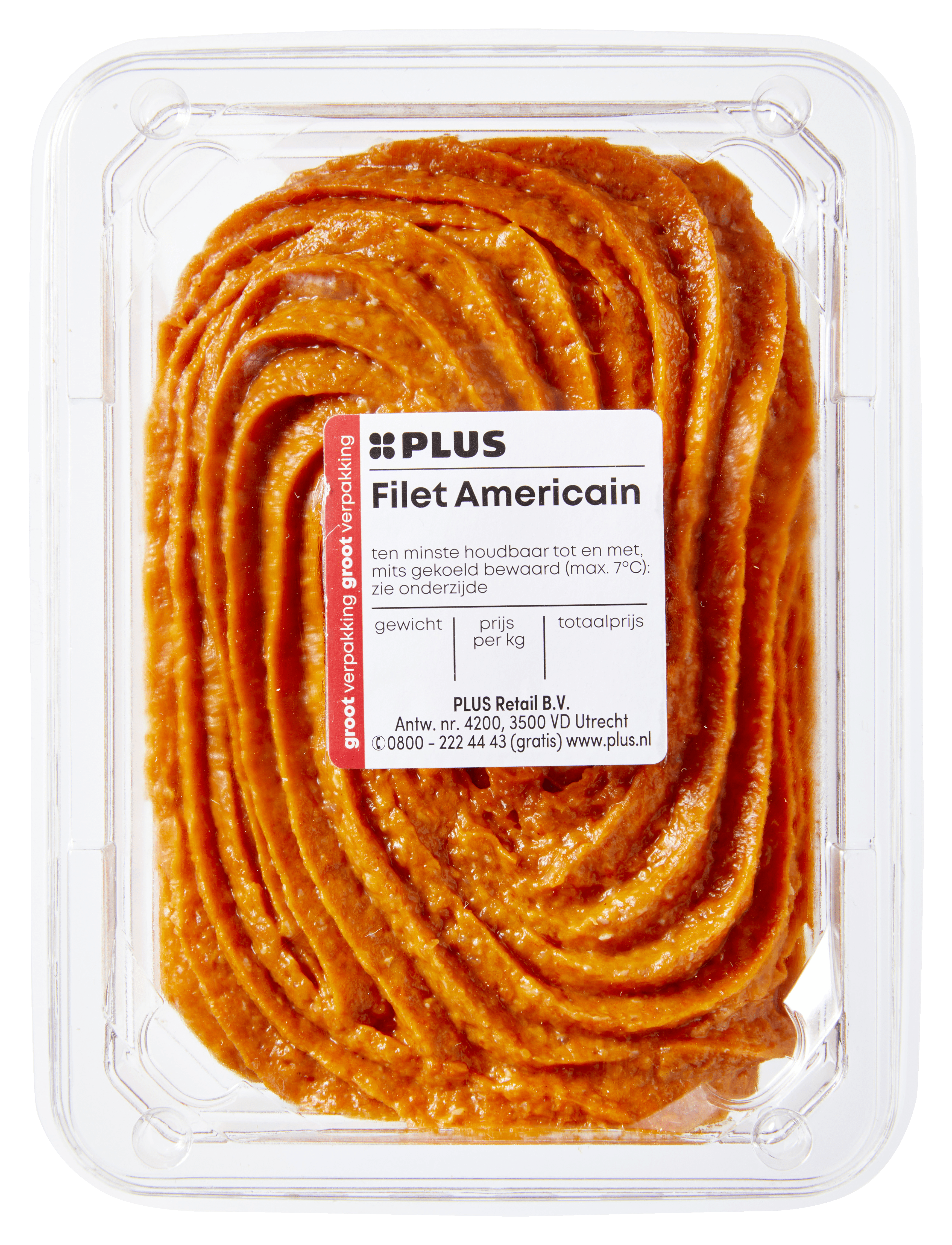 PLUS Filet americain VDV Bakje 225 g