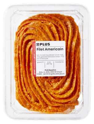PLUS Filet americain VDV Bakje 225 g