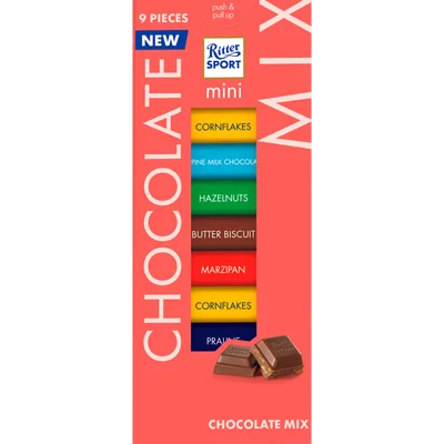 Ritter Sport Mini Chocolate mix colorful Wikkel 150 g