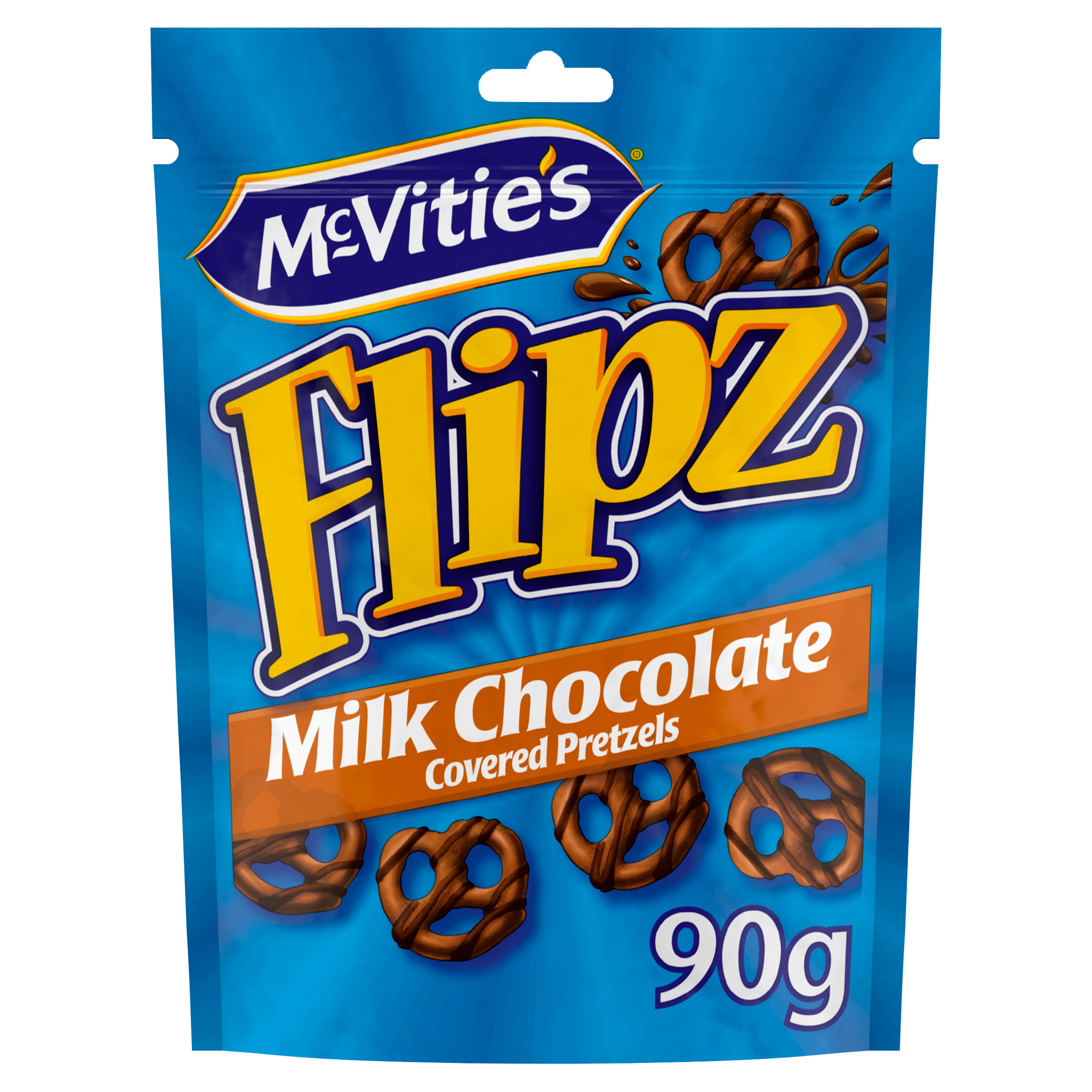 Mcvities Flipz pretzels melkchocolade Stazak 90 g