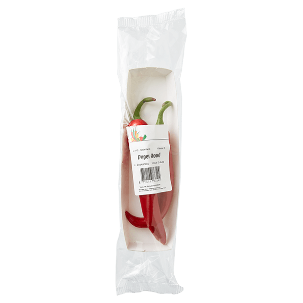 Neutraal Peper rood Mand 2 st