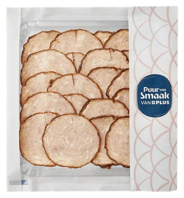 PLUS Winkelgesneden grillworst naturel 100 gram