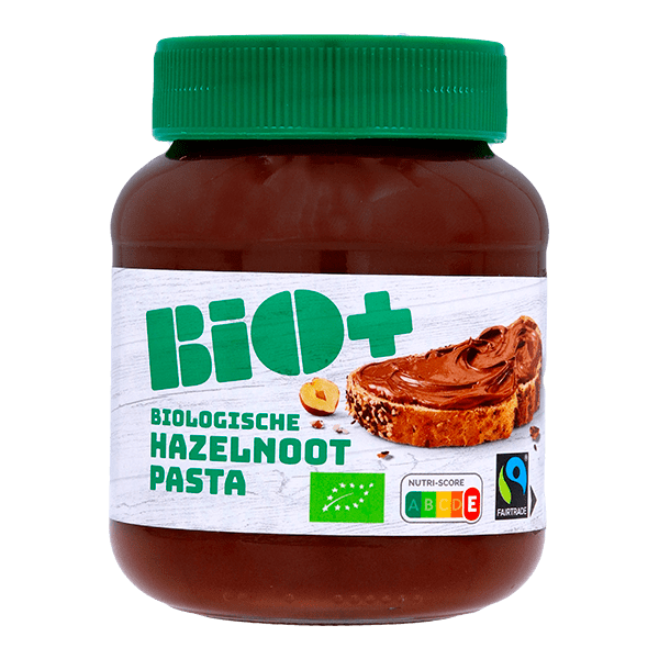BIO+ Hazelnootpasta Fairtrade Pot 400 g