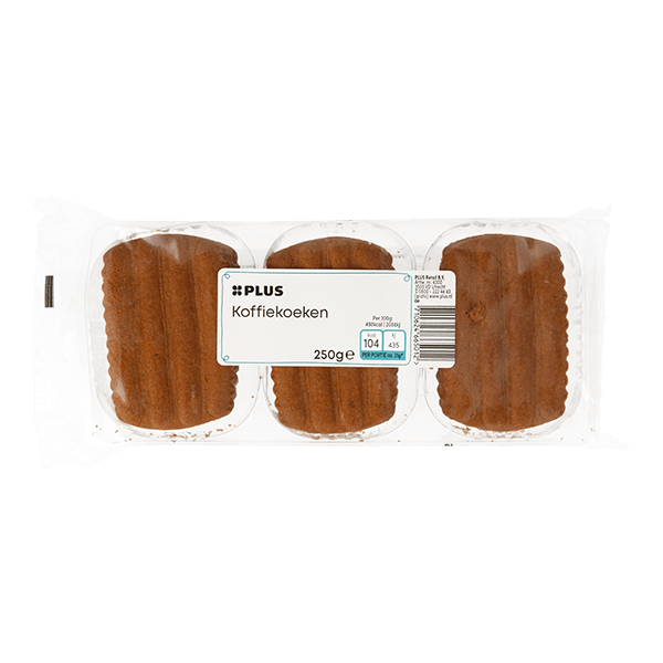 PLUS Koffiekoekjes Wikkel 250 g