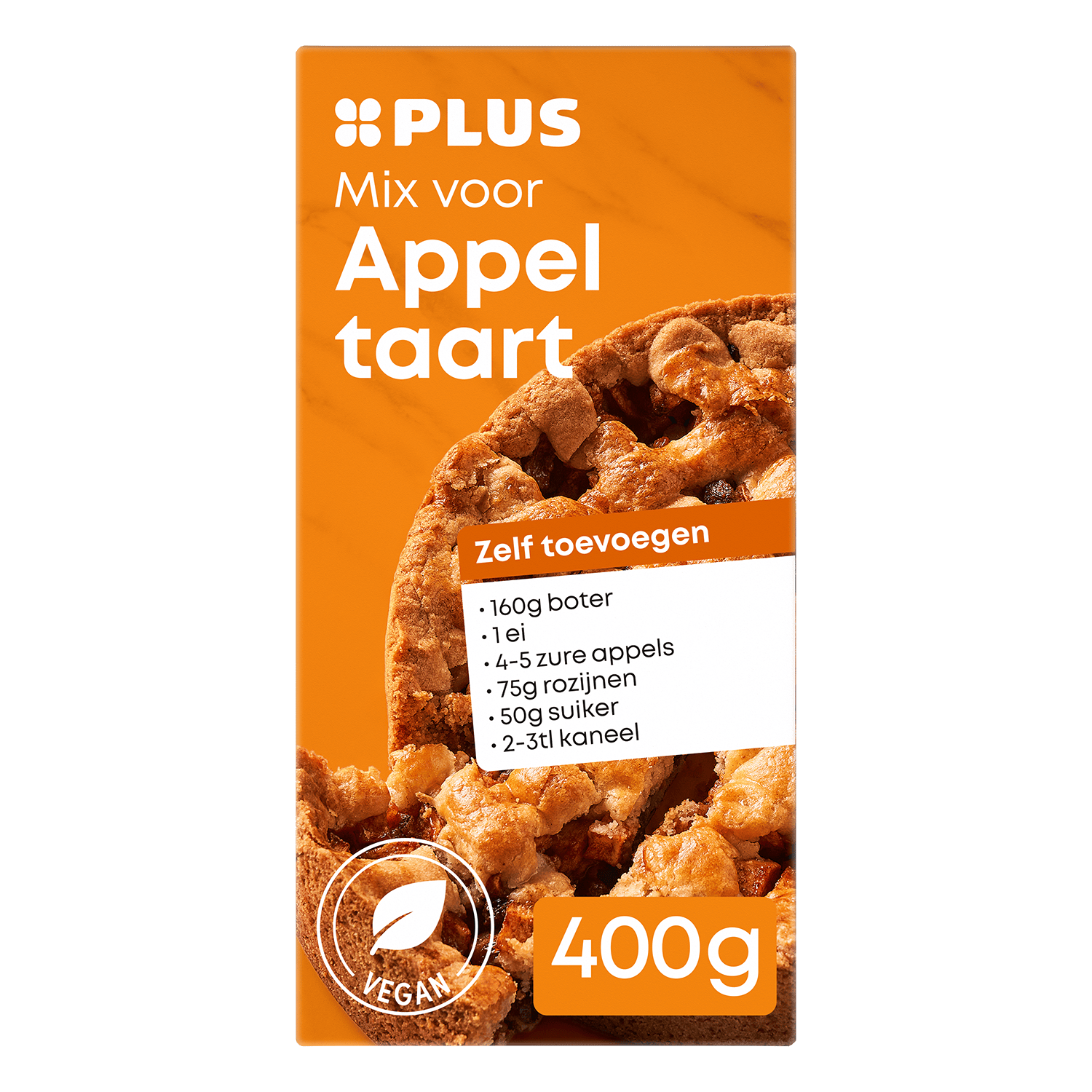 PLUS mix voor appeltaart Doos 400 g