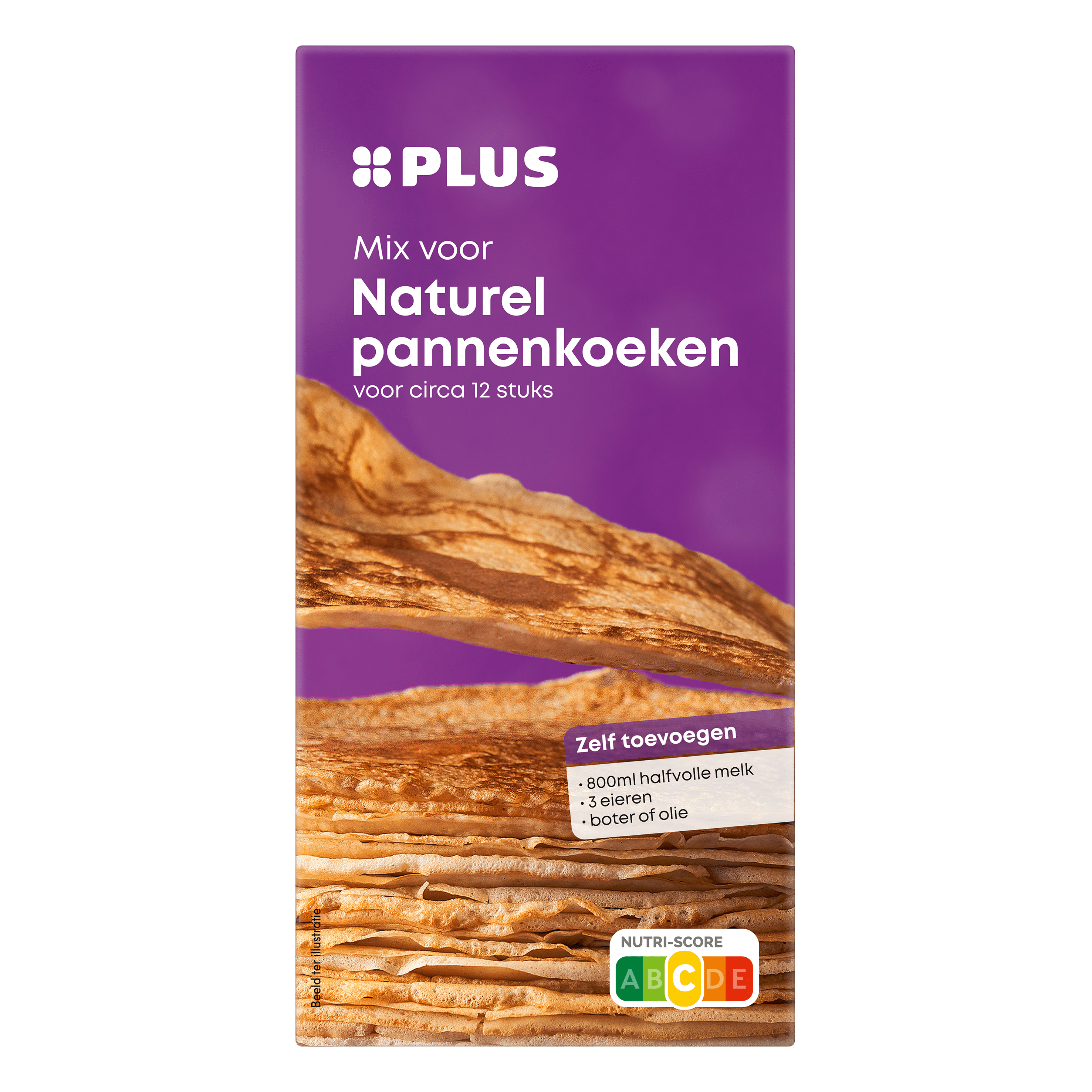 PLUS pannenkoekenmix naturel Doos 400 g