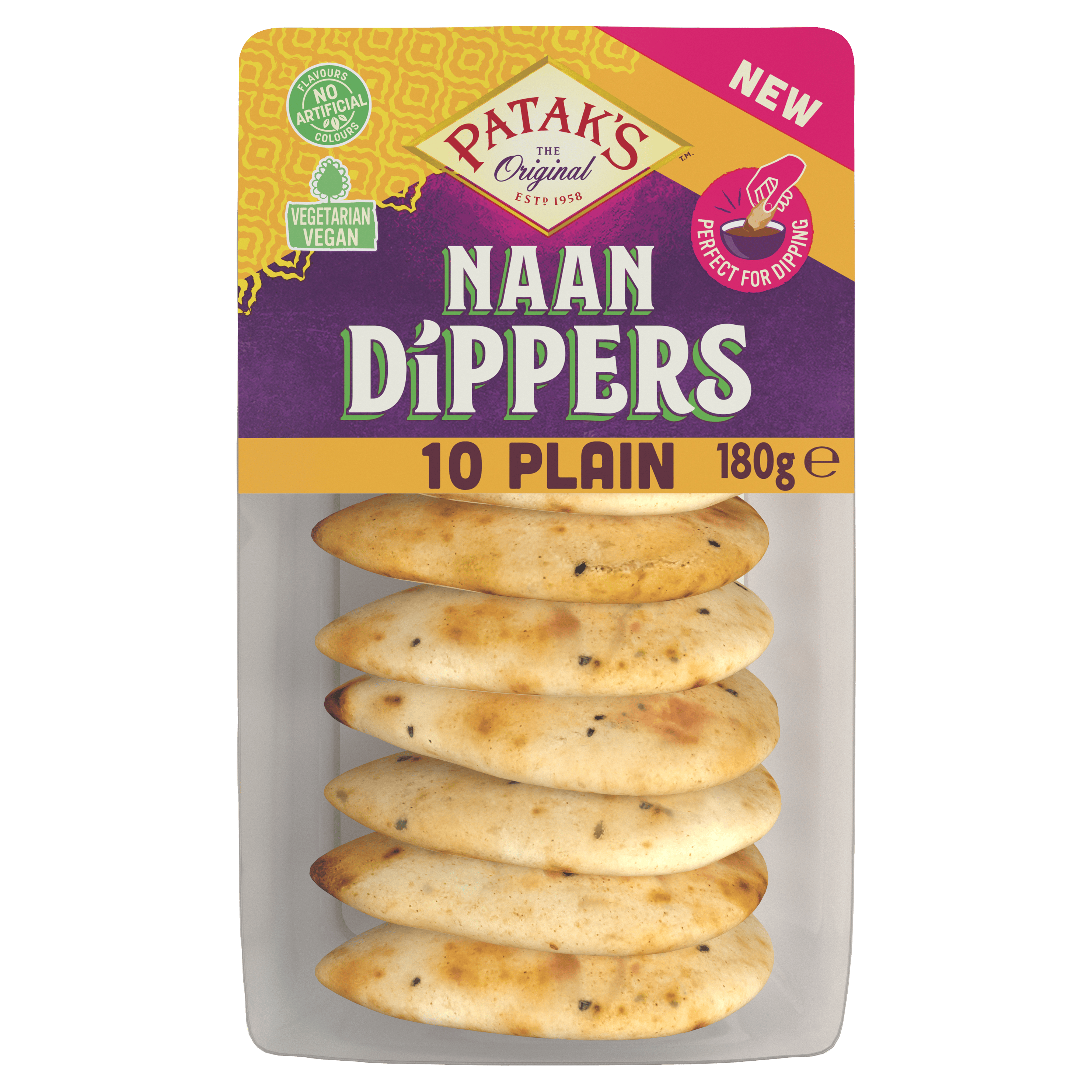 Patak's Naan dippers Fles 180 g