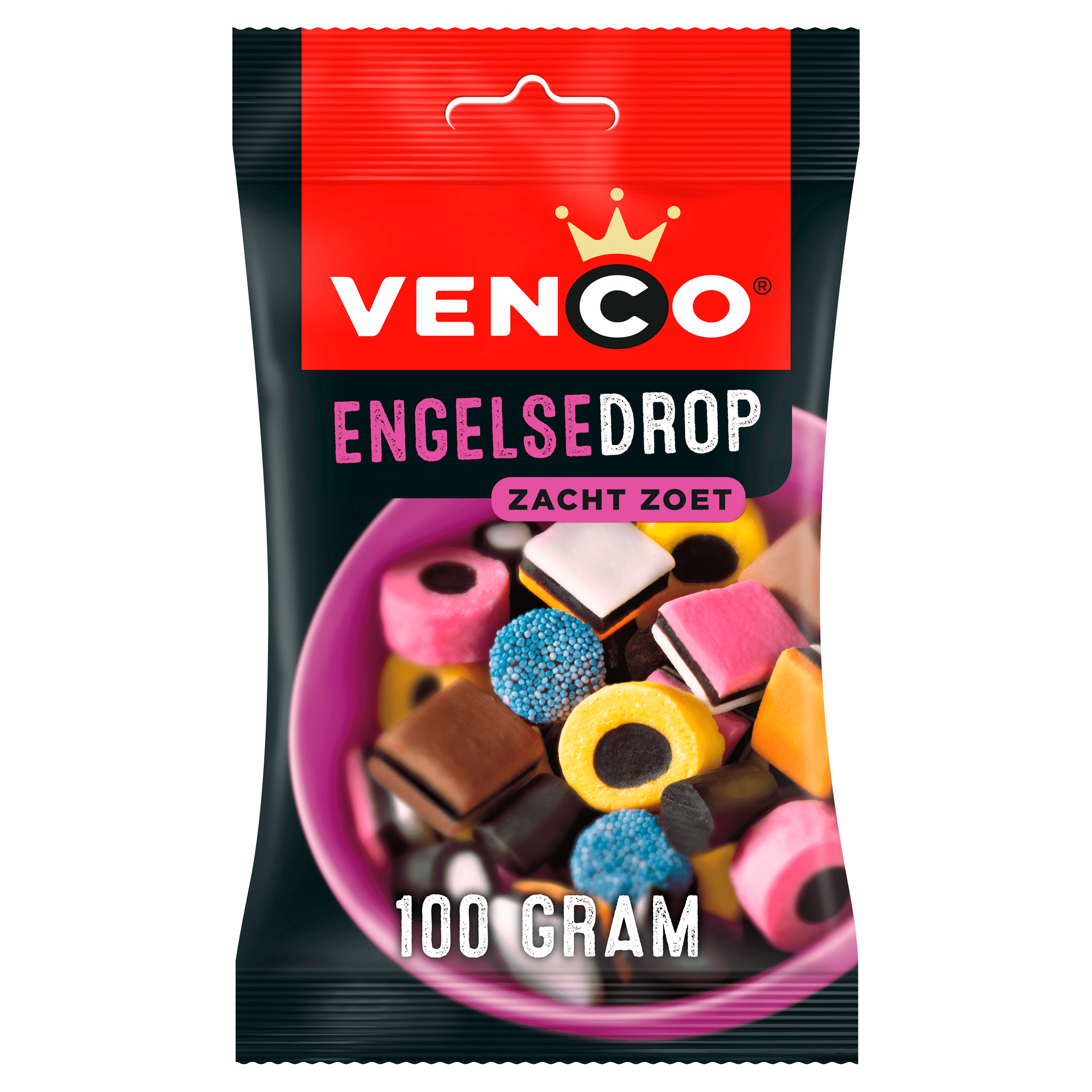 Venco Engelse drop Zak 100 g