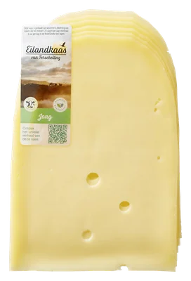 PLUS Eilandkaas jong 50 + plakken 180 gram