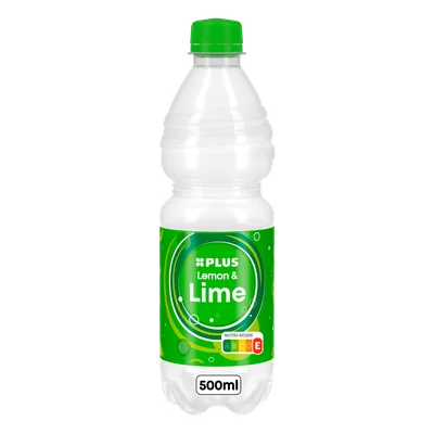 PLUS Drink lemon lime Fles 500 ml
