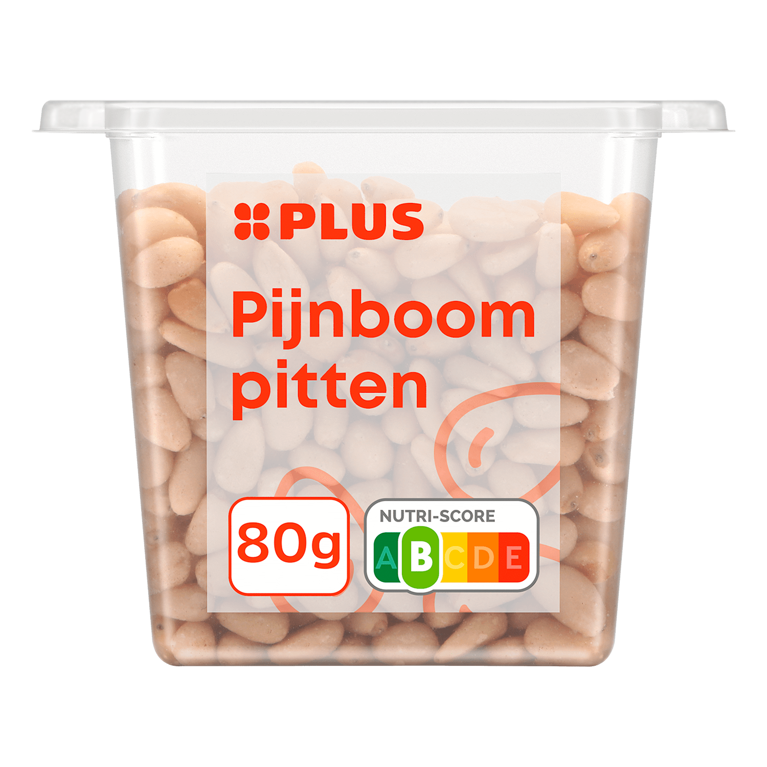 PLUS Pijnboompitten Pot 80 g