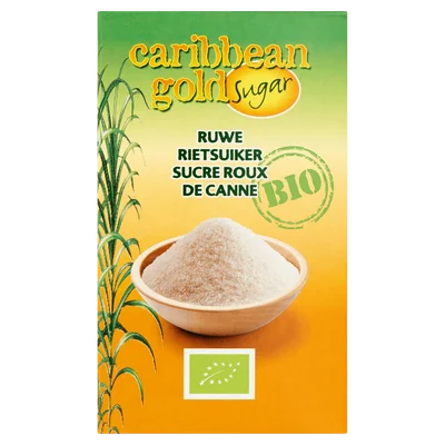 Caribbean Gold Sugar Rietsuiker biologisch Doos 500 g