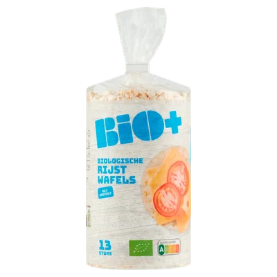 BIO+ Dunne maiswafels met zeezout Set 100 g