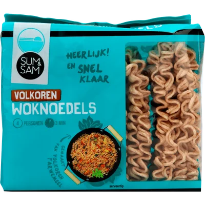Sum en Sam Volkoren noedels Stazak 248 g