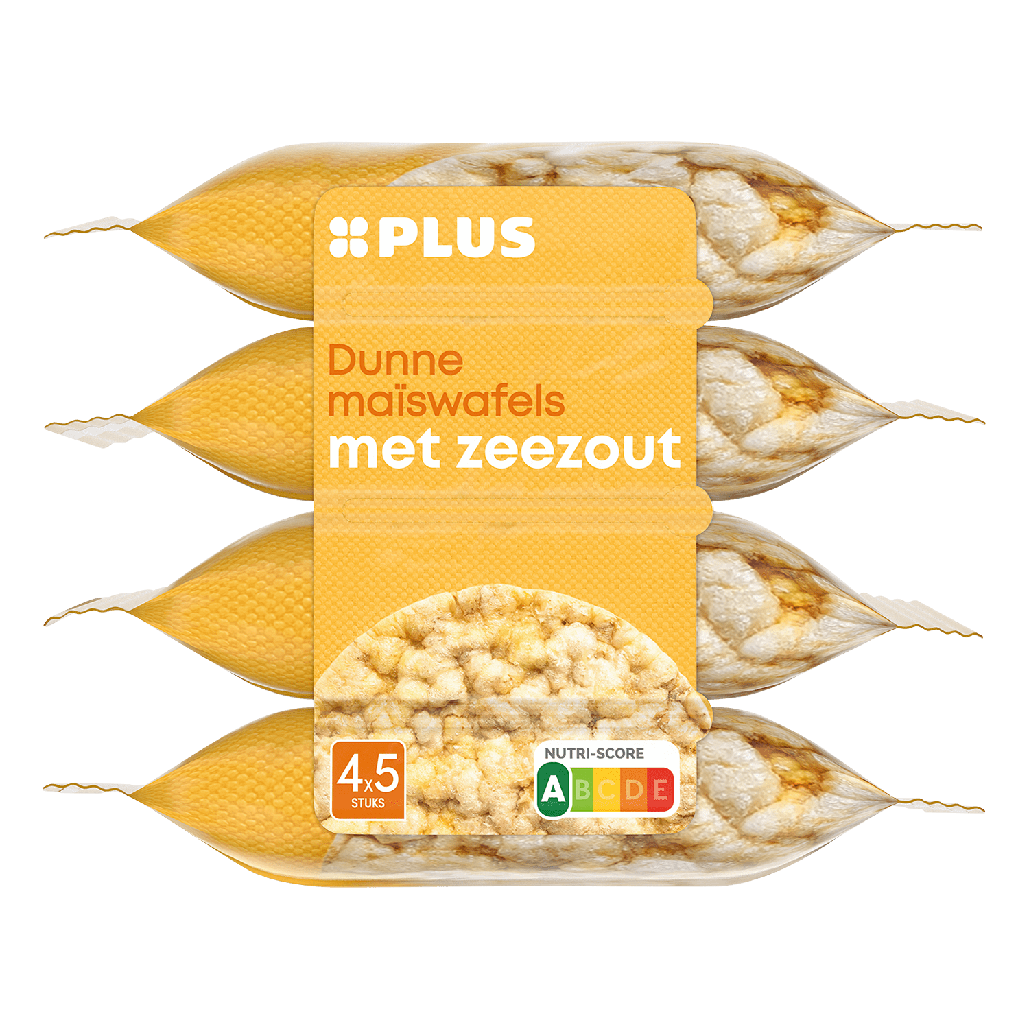 PLUS Maiswafels zeezout portie Set 100 g