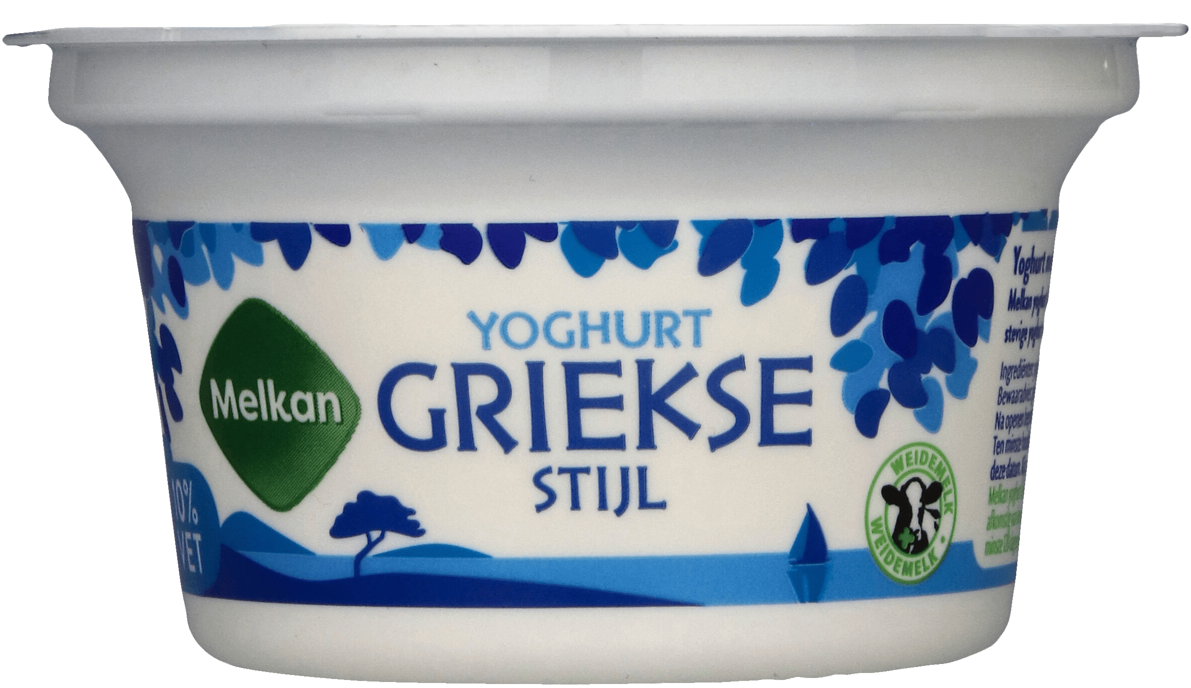 Melkan Griekse stijl yoghurt 10% Kuipje 150 g