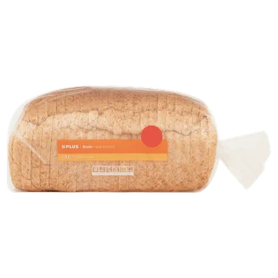 PLUS Rond bruin heel