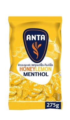 ANTA Honing lemon menthol Zak 275 g