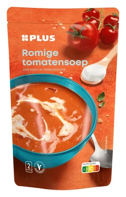 PLUS Soep in zak champignonsoep Stazak 570 ml
