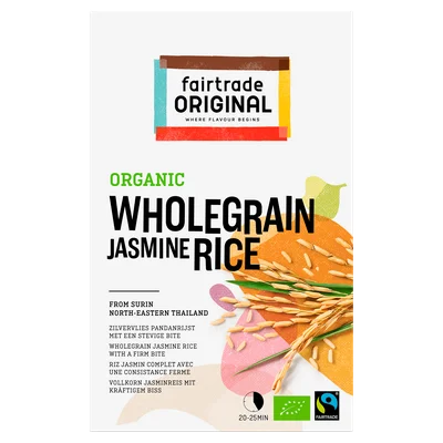 Fairtrade Original Zilvervliesrijst bio Fairtrade Doos 400 g