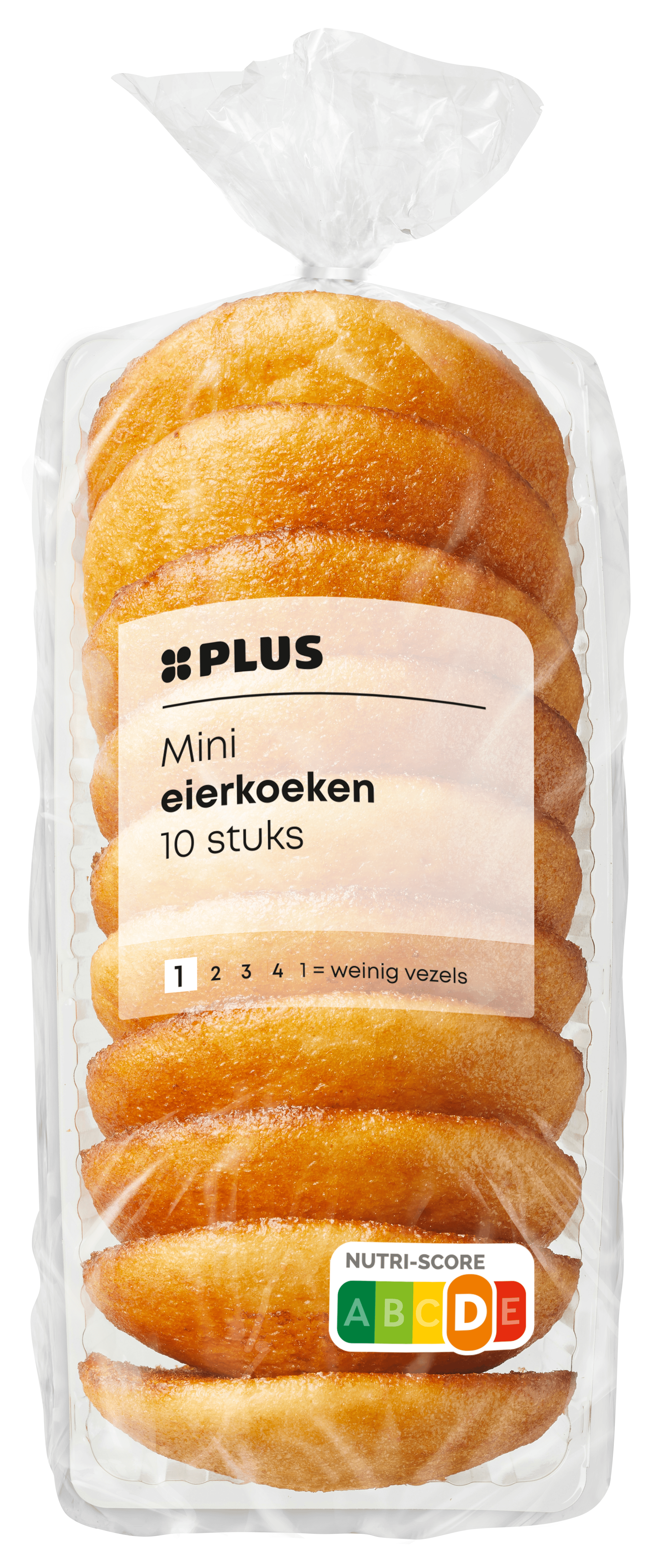 PLUS Mini eierkoeken Zak 250 g