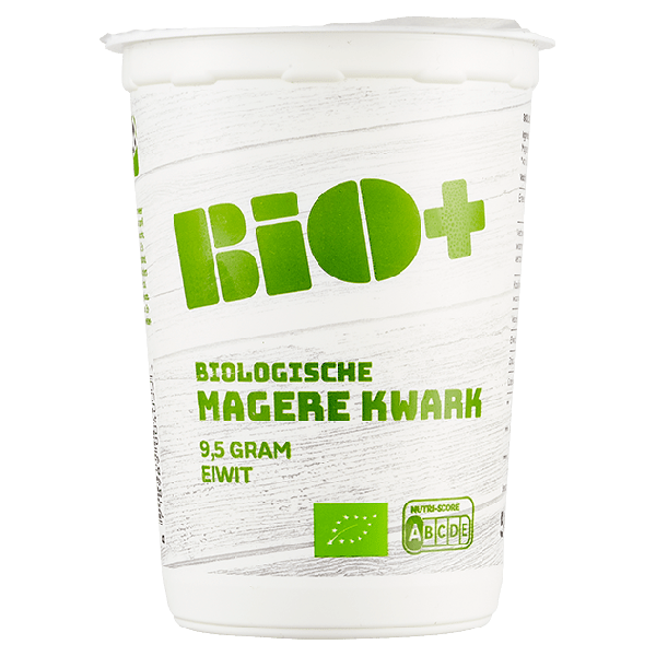 BIO+ Magere kwark Beker 500 g