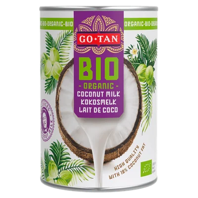 Go-Tan Kokosmelk biologisch Blik 400 ml