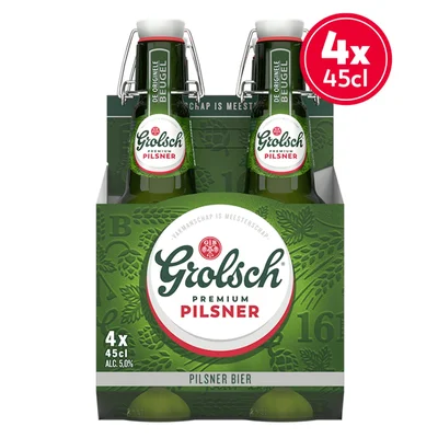 Grolsch Premium pilsner bier beugelfles Set 1800 ml