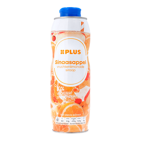 PLUS Siroop sinaasappel mandarijn Fles 750 ml