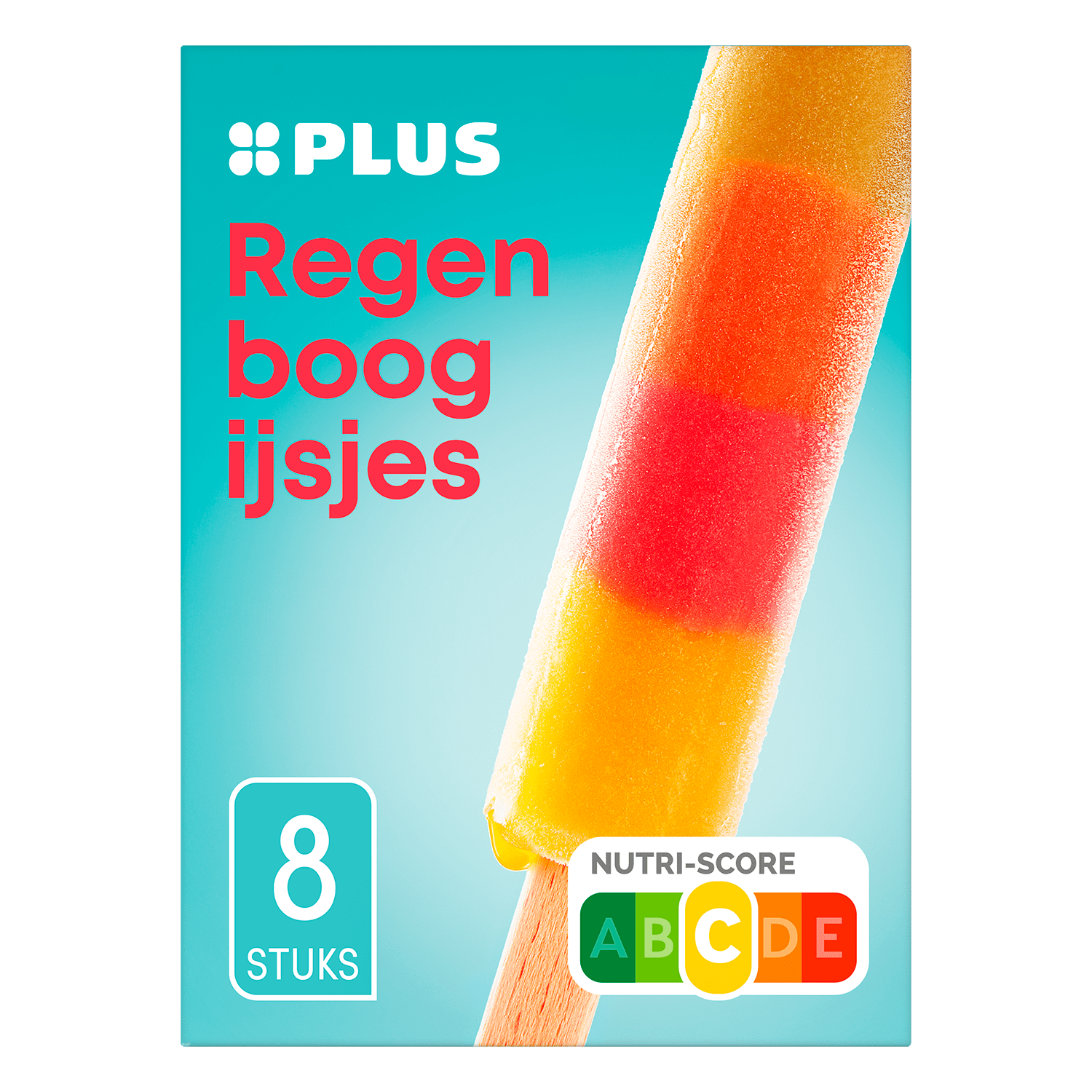 PLUS Regenboogijsjes Doos 8 st