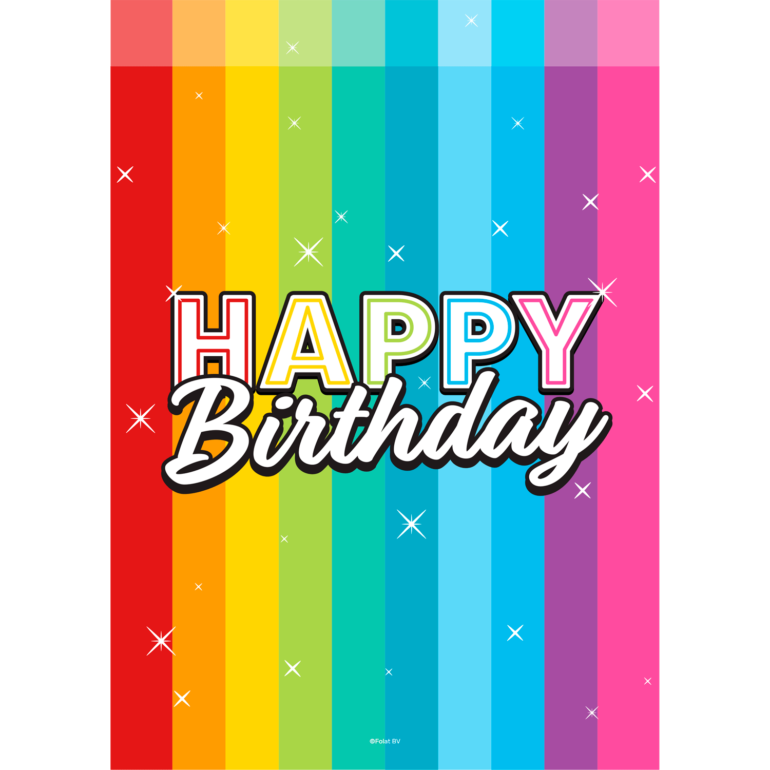 Folat Uitdeelzakjes 16.5x23cm Zak 8 st