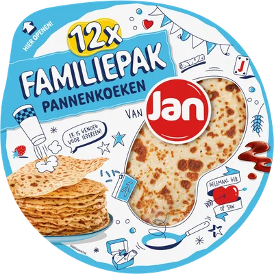 Jan Familiepak pannenkoeken Tray 810 g