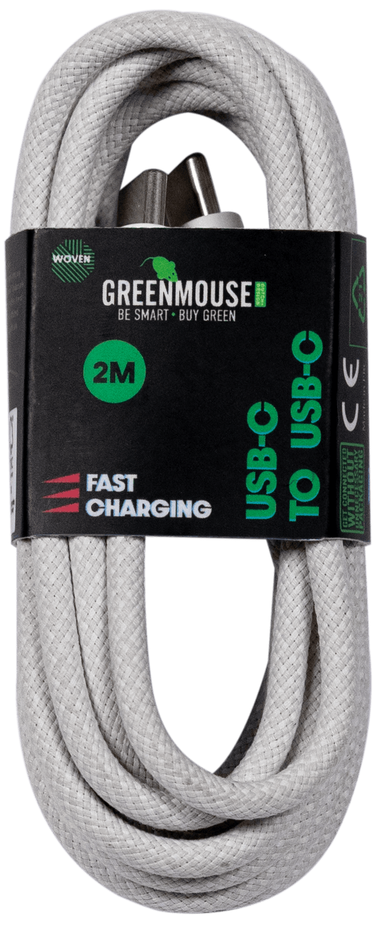 GreenMouse USB-C to USB-C data cable - 1m Wikkel 1 st