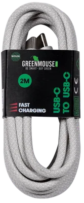 GreenMouse USB-C to USB-C data cable - 1m Wikkel 1 st
