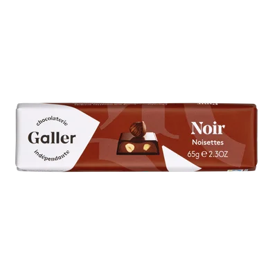 Galler Chocoladereep Puur Noisettes Wikkel 65 g