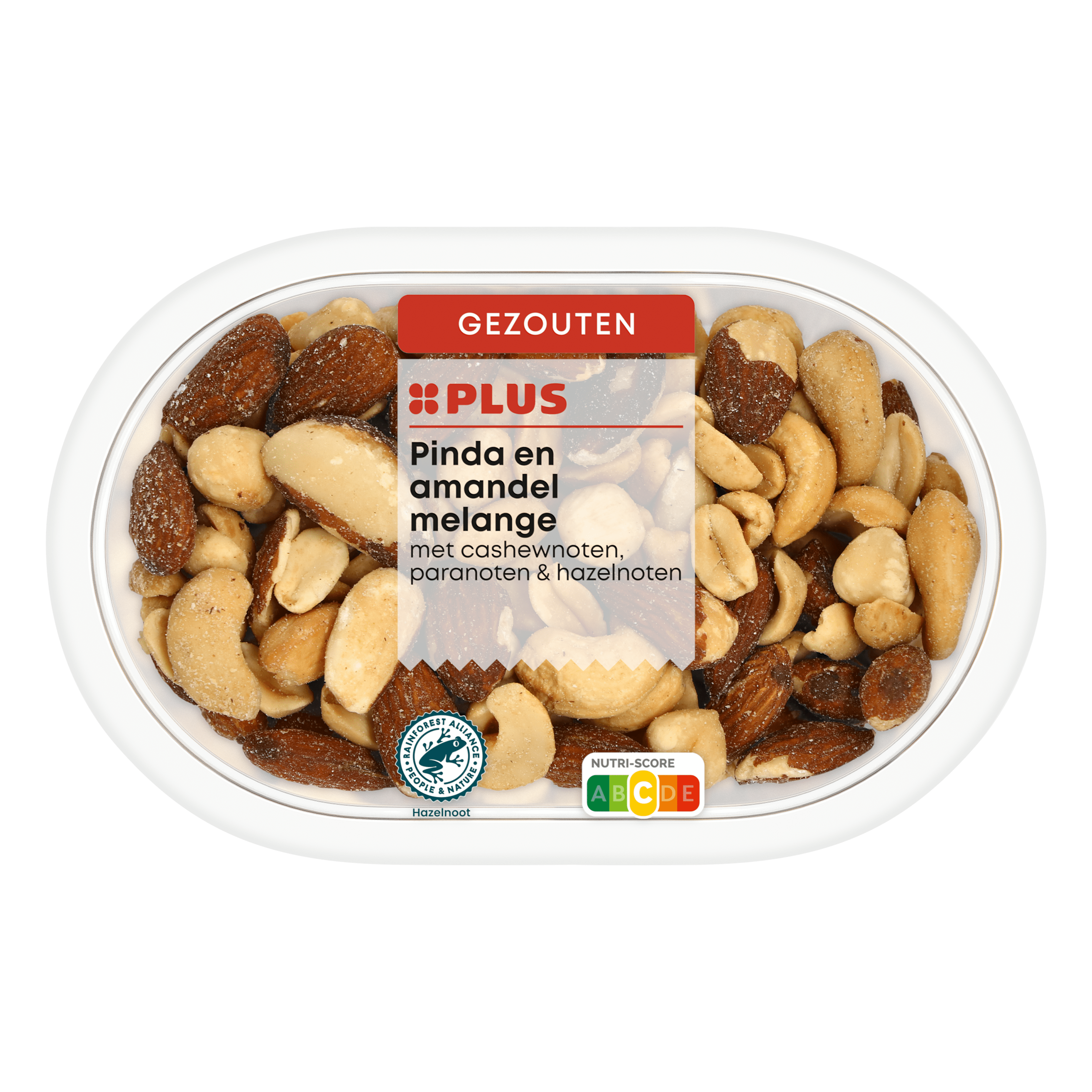 PLUS Pinda en Amandel Melange(gez) Kuipje 190 g