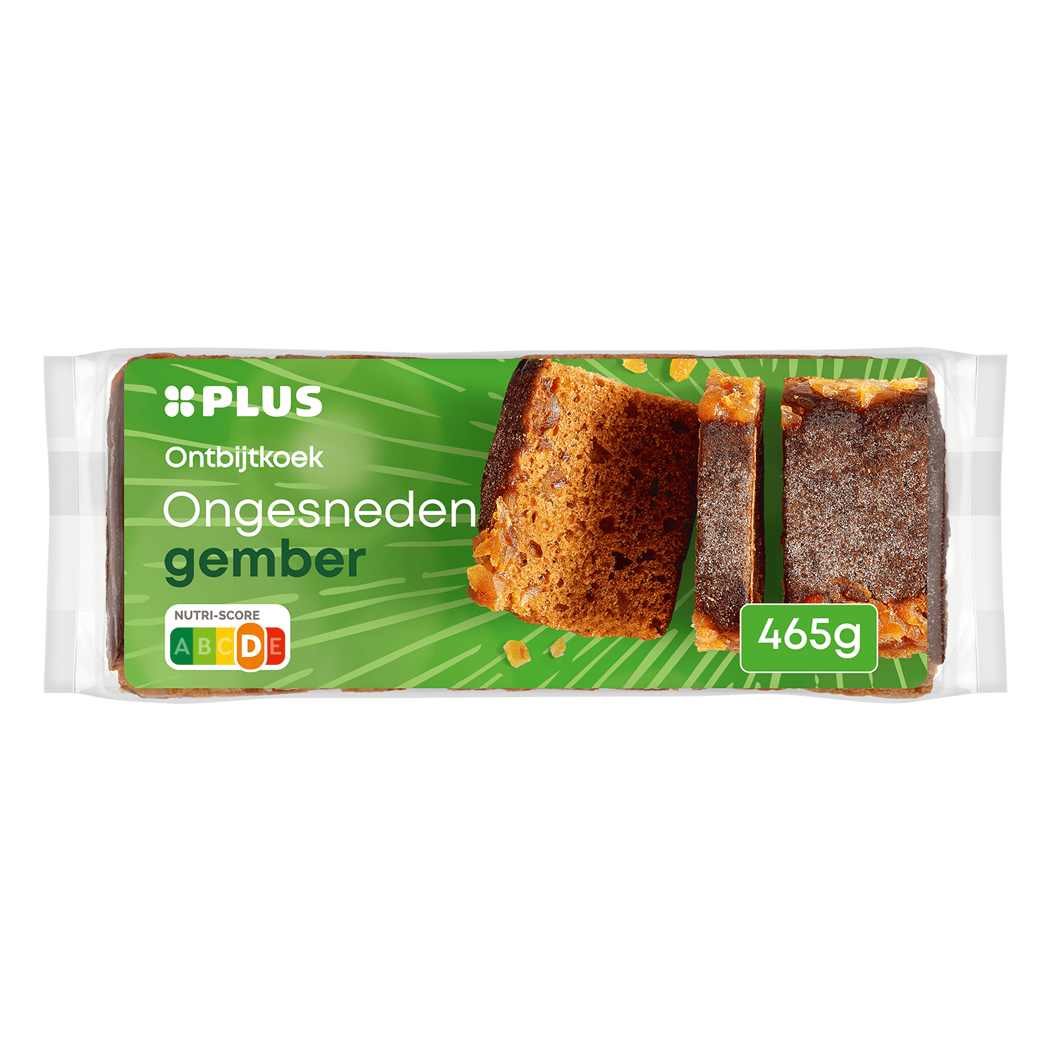 PLUS Ontbijtkoek Gember ongesneden Wikkel 465 g